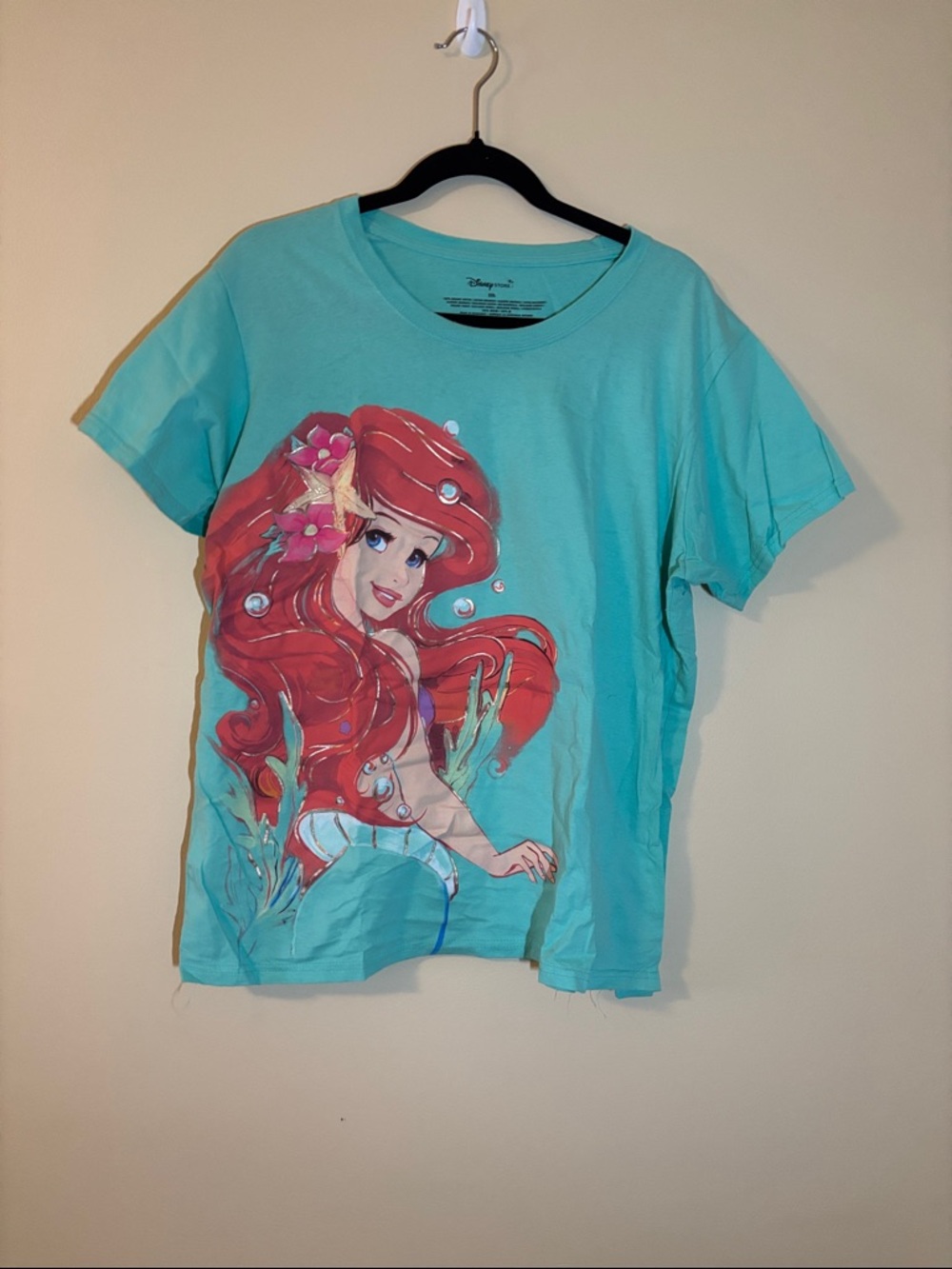 Disney Ariel Graphic Tee - Turquoise & Red